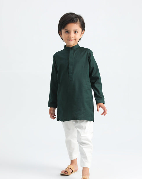 Pine Cotton Kurta Trouser