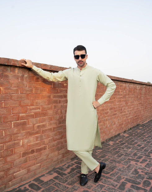 Mint - Kurta Trouser - 2PC
