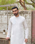 Off White Cotton Kurta Trouser