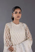 Stitched Organza Embroidered Shirt + Culotte+ Dupatta