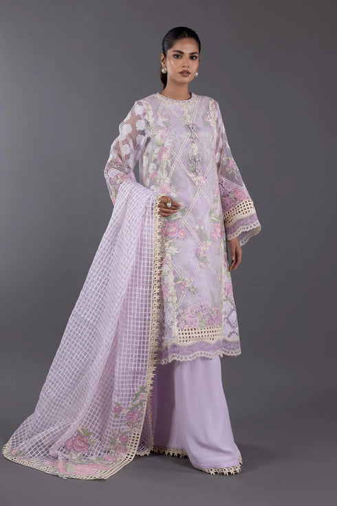 Embroidered Shirt + Plazo + Dupatta