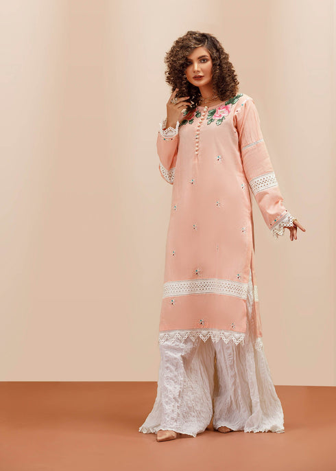 Pink Khaddi Lawn