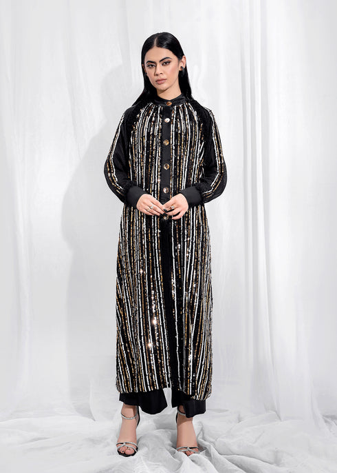 Black Embroidered Outfit