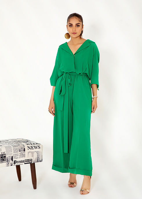 Glow Green Jumpsuit