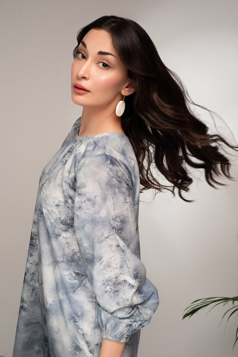 PRINTED MIDI DRESS MYS 2