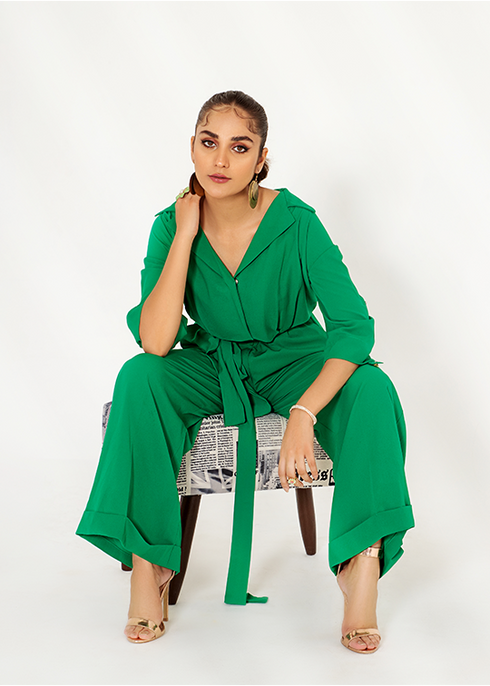 Glow Green Jumpsuit