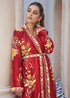 Red Kaftan with Lap Jacket