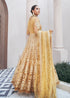 Gold Anarkali Flared Gown