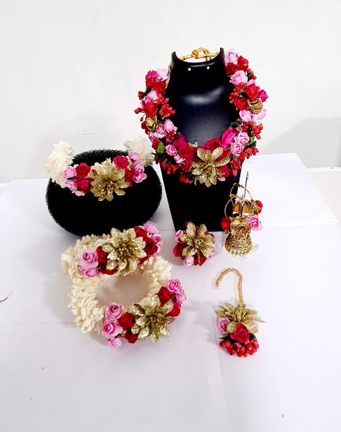 Artificial Flower Jewellery Set, Gajra