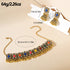 Necklace Earrings Women Jewelry Multi Colour Set