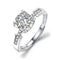 925 Sterling Silver 1 CT Round Solitaire Cubic Zirconia Engagement Ring