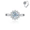 925 Sterling Silver 1 CT Round Solitaire Cubic Zirconia Engagement Ring