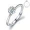 925 Sterling Silver 1 CT Round Solitaire Cubic Zirconia Engagement Ring