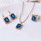 Blue Necklace Set
