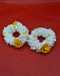 Gujray Pair Set Indian,Pakistani Artificial Flower Jewellery For Wrist And Hair Decoration.