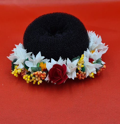 Gujray Pair Set Indian,Pakistani Artificial Flower Jewellery For Wrist And Hair Decoration.