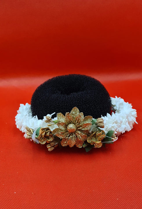 Gujray Pair Set Indian,Pakistani Artificial Flower Jewellery For Wrist And Hair Decoration.