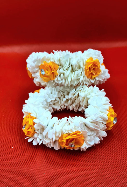 Artificial Flower Jewellery For Wrist And Hair Decoration.