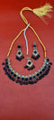 Premium Quality Gold Plated Handmade Necklace Set With Earrings, Mang Tika.