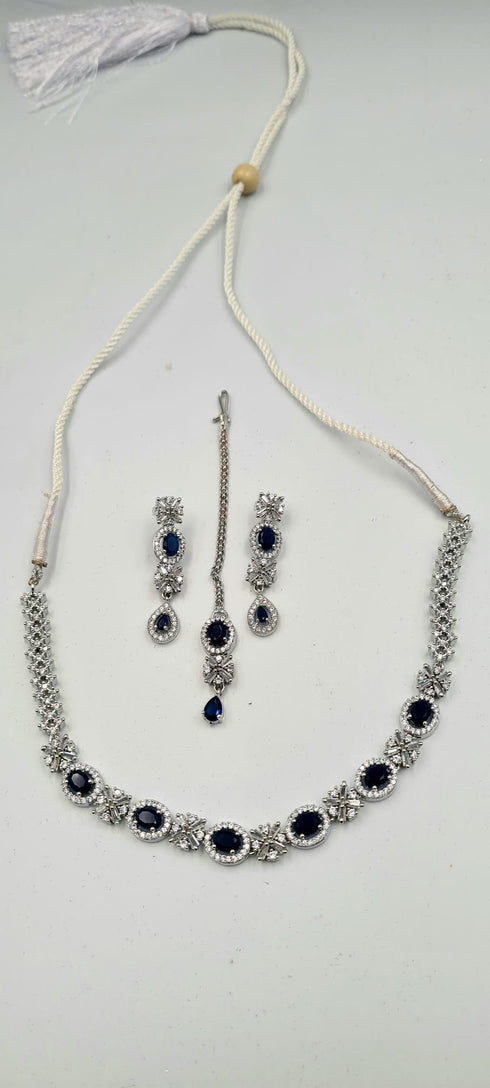 Kundan necklace set with earrings indian/pakistani traditional jewellery