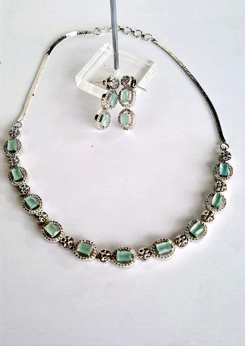 Premium Quality AD Necklace Set