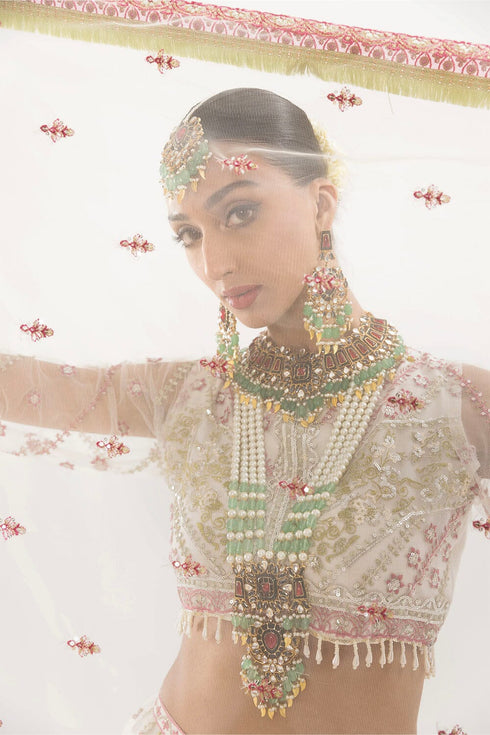 Stitched by Women Dresses | FIRDOUS (3 PIECE STITCHED LEHENGA)