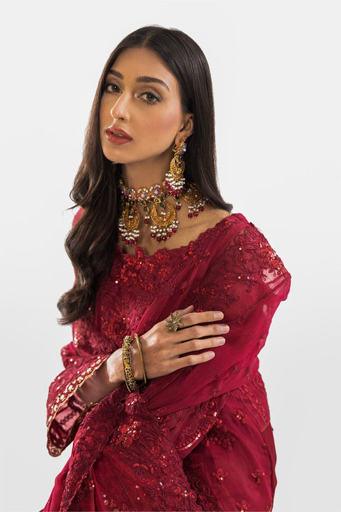 Stitched by Women Dresses | Trouser Shirt (3 PIECE CHIFFON STITCHED)