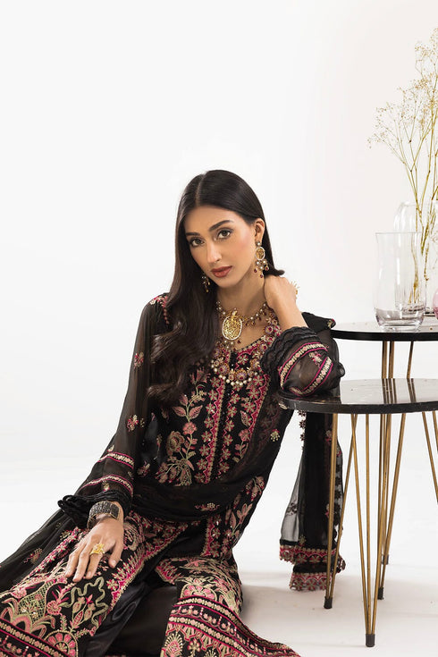 Stitched by Women Dresses | MUMTAZ (3 PIECE CHIFFON STITCHED)