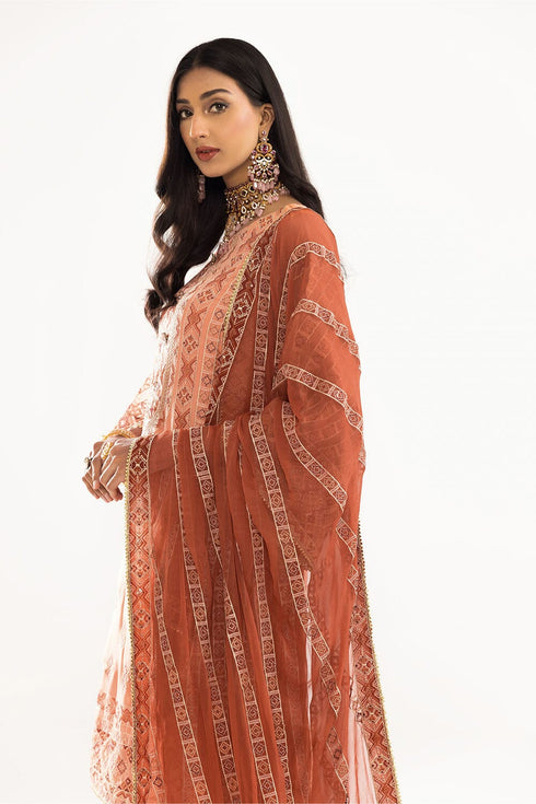 Stitched by Women Dresses | ZEBUNNISA (3 PIECE CHIFFON STITCHED)